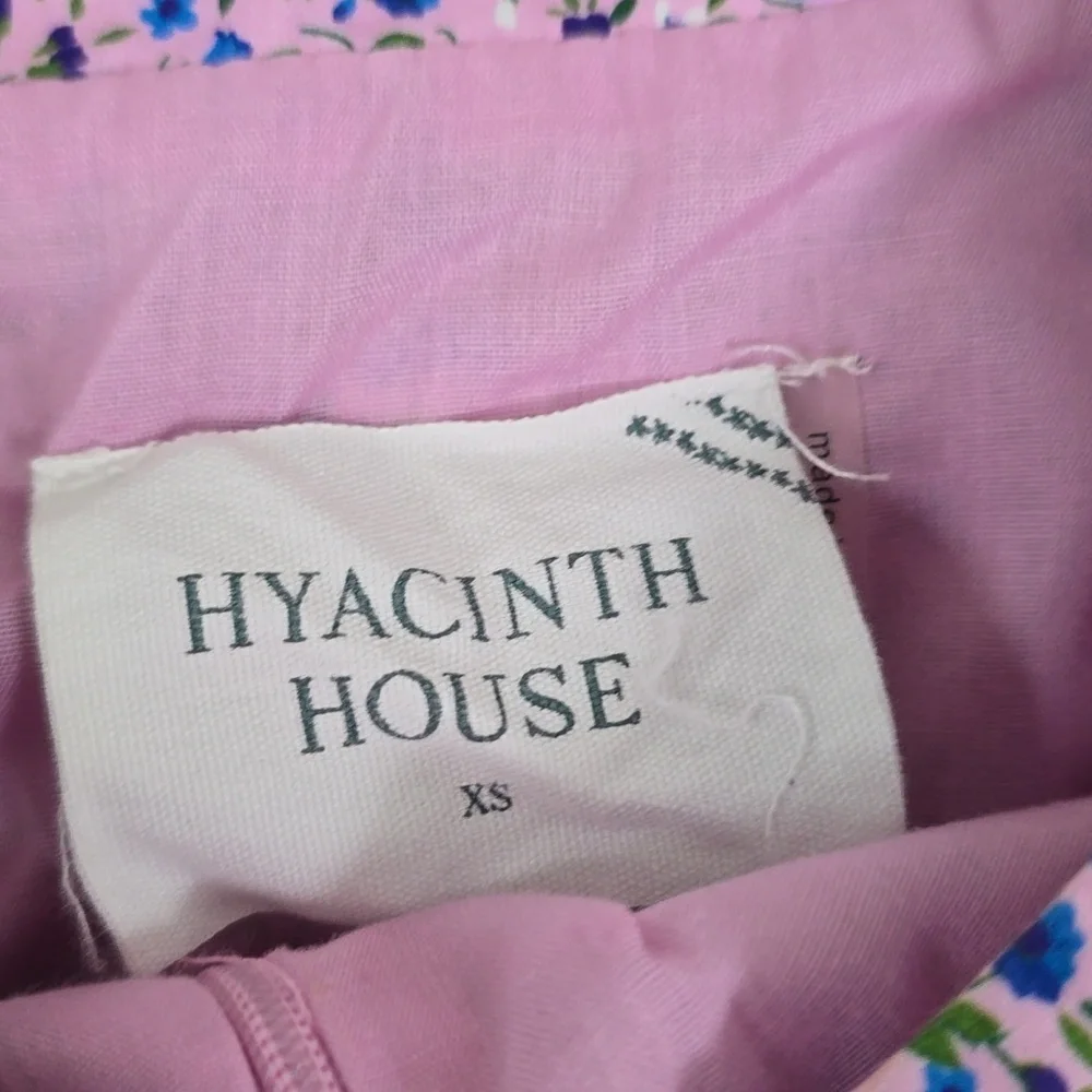 Tuckernuck Hyacinth House Lilac Floral Zip Front Ellie Mini Dress